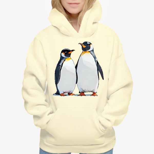 Худи «Друзья-пингвины»