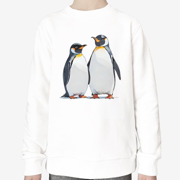Свитшот «Друзья-пингвины»