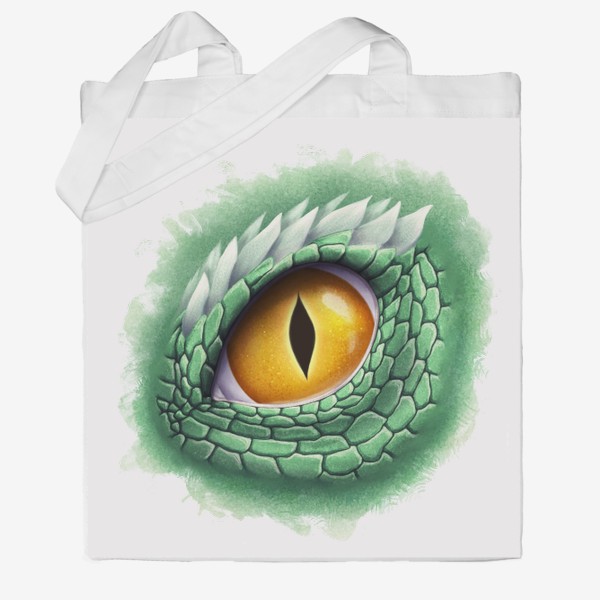 Сумка хб «Глаз зеленого дракона»