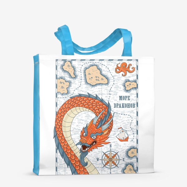 Сумка-шоппер «Карта моря Драконов»