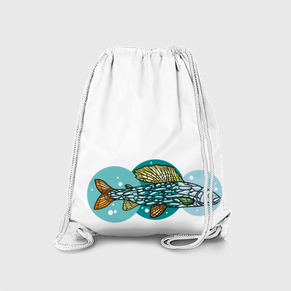 Рюкзак «Стильная рыбина - хариус, подарок рыбаку»
