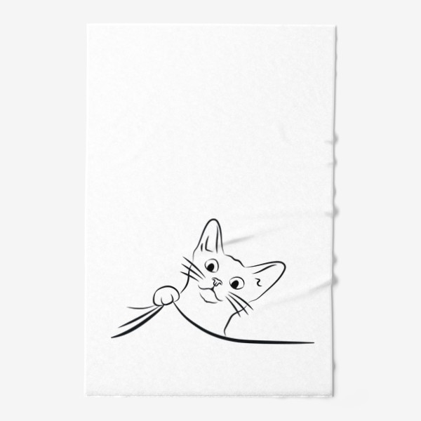 Полотенце «Милый котик, лайн»