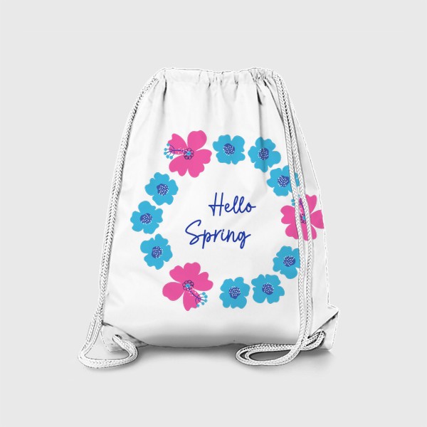 Рюкзак «Цветочный венок. Hello Spring»