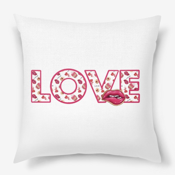 Подушка «Love со сладостями »