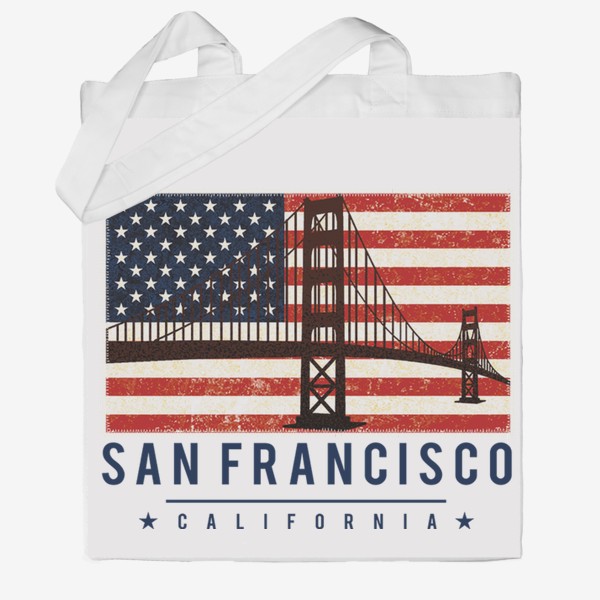 Сумка хб «SAN FRANCISCO»