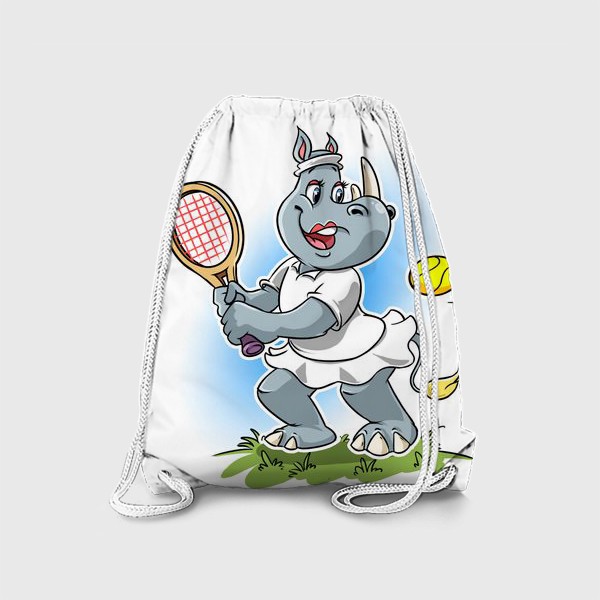 Рюкзак «носорожек теннисист »