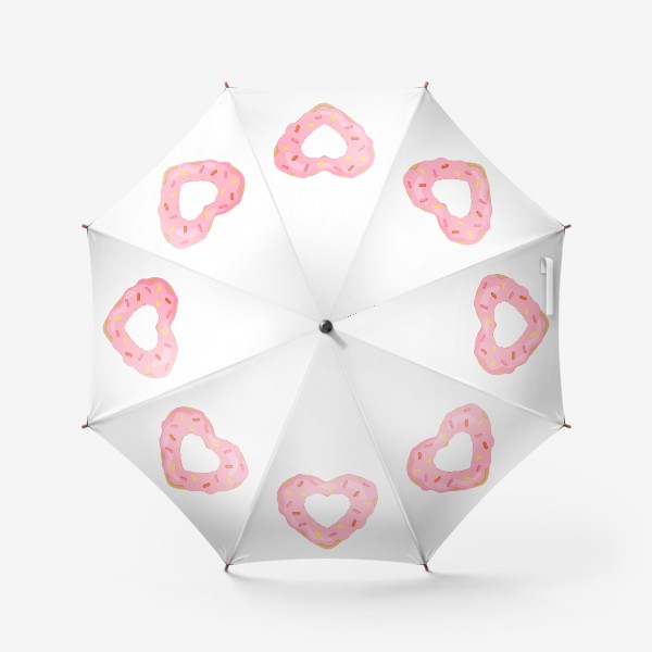 Зонт «Пончик Сердце. 14 февраля»