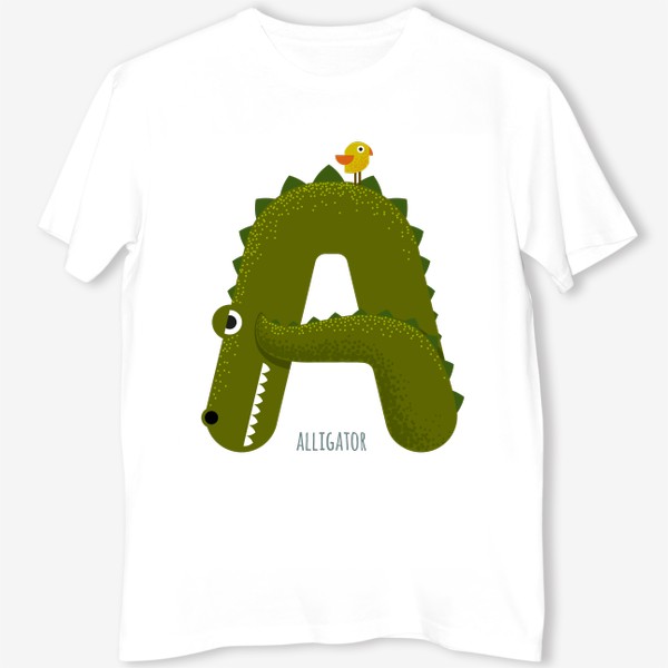 Футболка «A alligator»