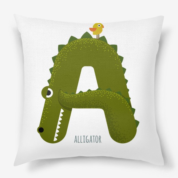 Подушка «A alligator»