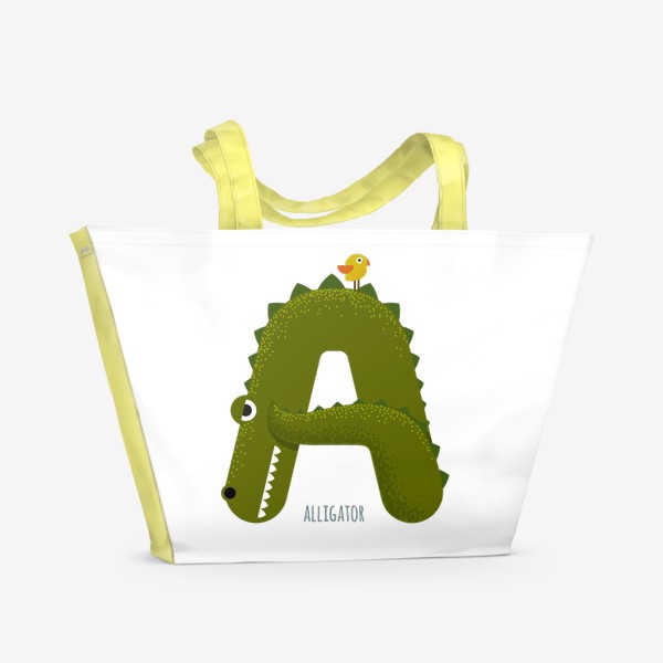 Пляжная сумка «A alligator»