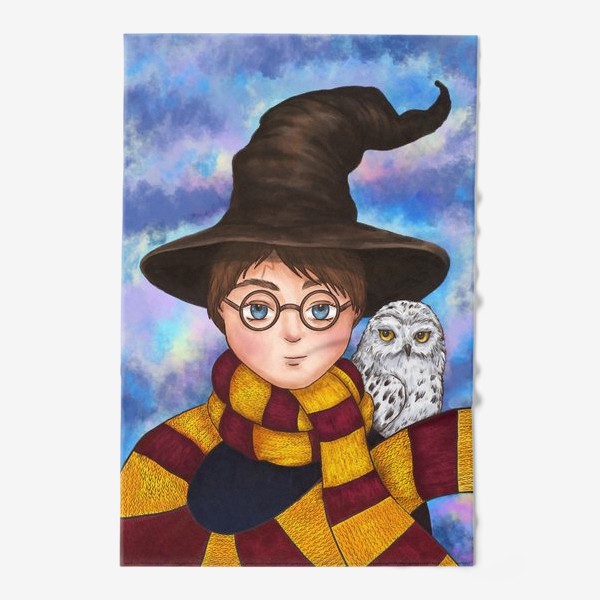 Полотенце «Гарри Поттер в шляпе и Букля»