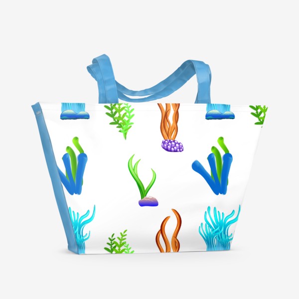 Пляжная сумка «Морская флора»