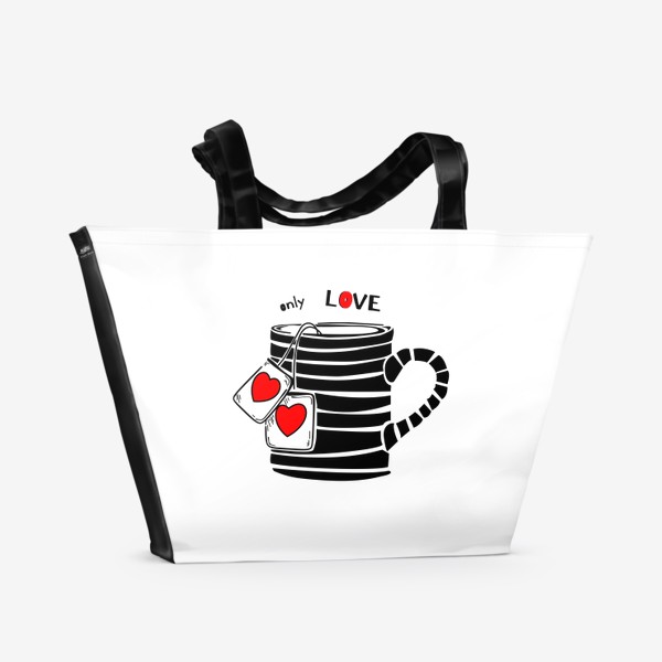 Пляжная сумка «Только любовь»