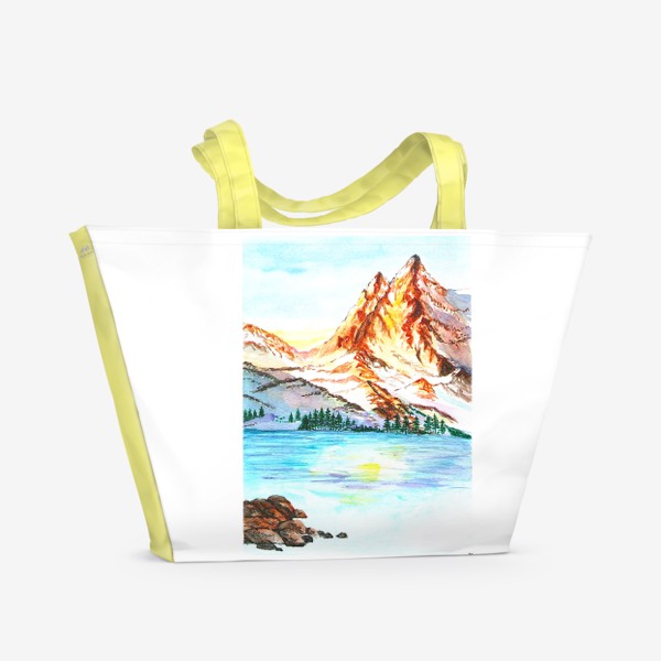 Пляжная сумка &laquo;горы&raquo;