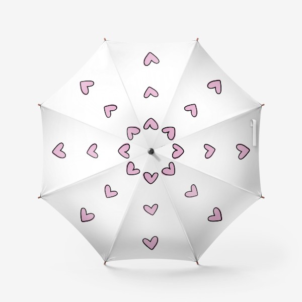 Зонт «Любовь. Розовые сердечки»