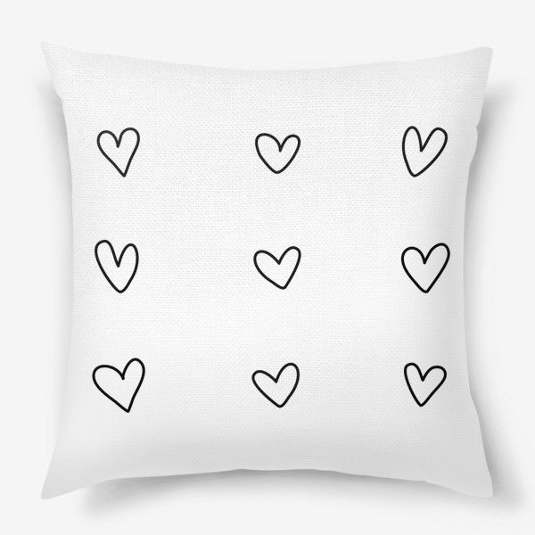 Подушка «Простые сердечки. Любовь»
