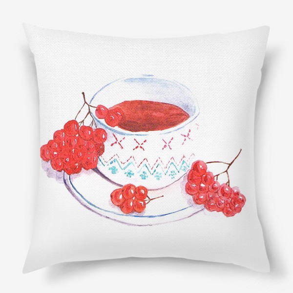 Подушка «чай с рябиной»
