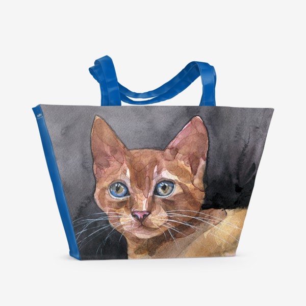 Пляжная сумка «Рыжий котенок»