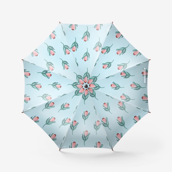 Зонт «Бохо паттерн с протеей»
