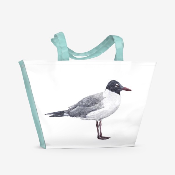 Пляжная сумка &laquo;Птицы. Озерная чайка&raquo;