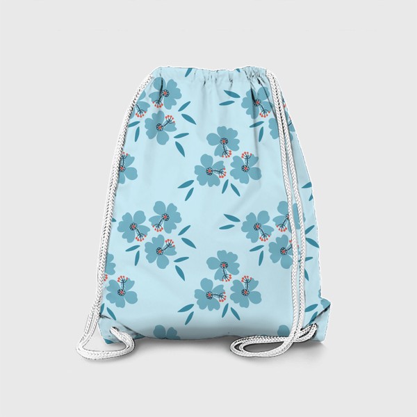 Рюкзак «Абстрактный цветочный паттерн»
