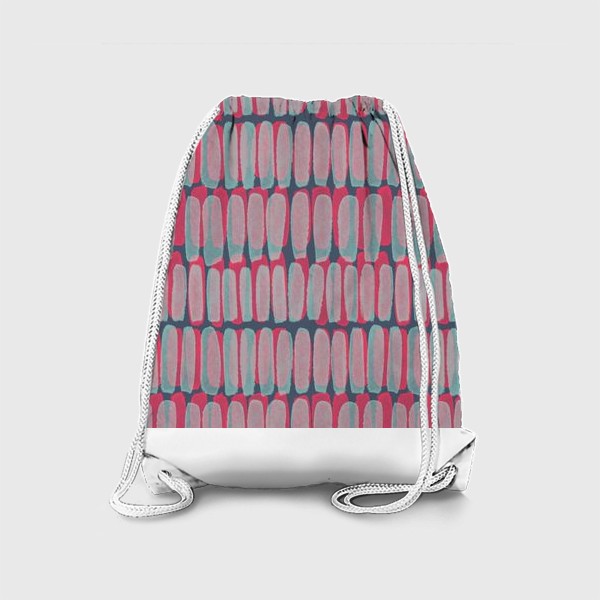 Рюкзак «Паттерн с розово-голубыми мазками»