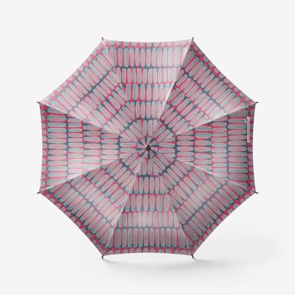 Зонт «Паттерн с розово-голубыми мазками»