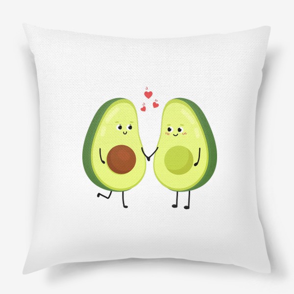 Подушка «Влюбленная Пара Авокадо»