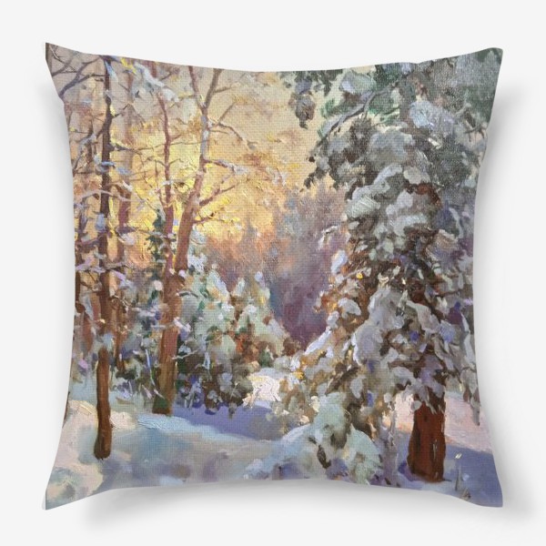 Подушка «В зимней сказке»