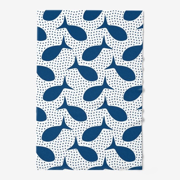 Полотенце «Мозаичные рыбки»