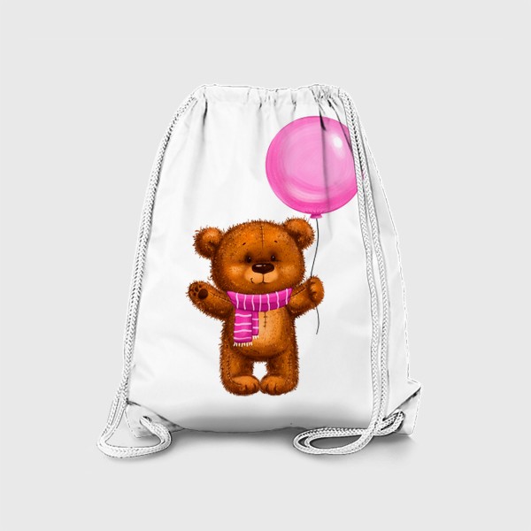 Рюкзак «Плюшевый мишка с воздушным шариком»