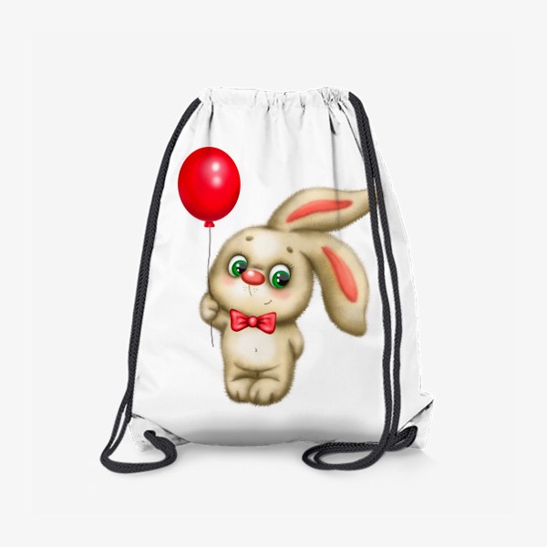 Рюкзак &laquo;Плюшевый заяц с воздушным шариком&raquo;