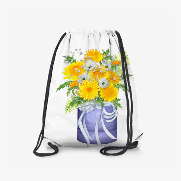 Рюкзак «Жёлтые хризантемы в подарок»