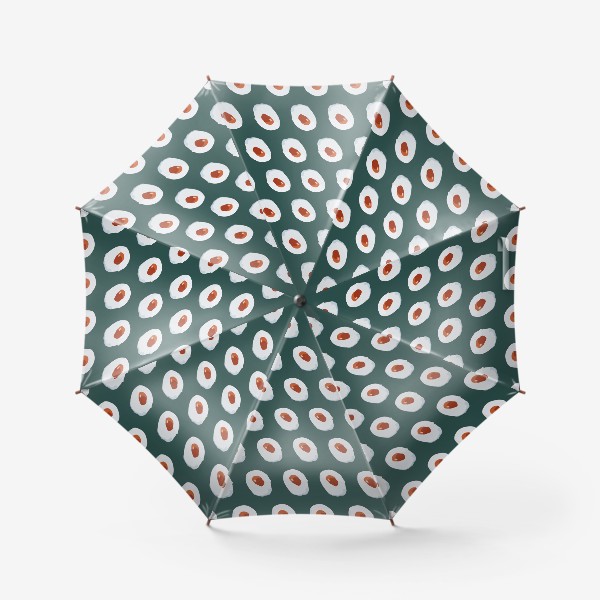 Зонт «Яичница паттерн»