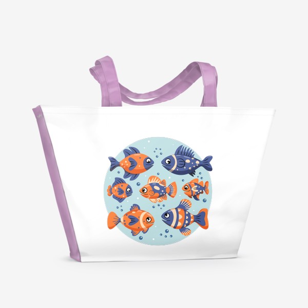 Пляжная сумка «Рыбы»