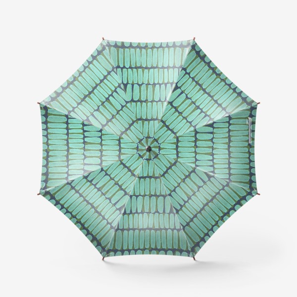 Зонт «Паттерн с голубыми полосками »