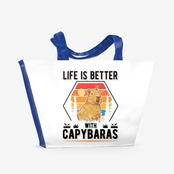 Пляжная сумка «Капибара»