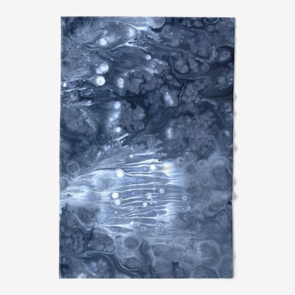 Полотенце «Серо-синяя текстура акрил2.»