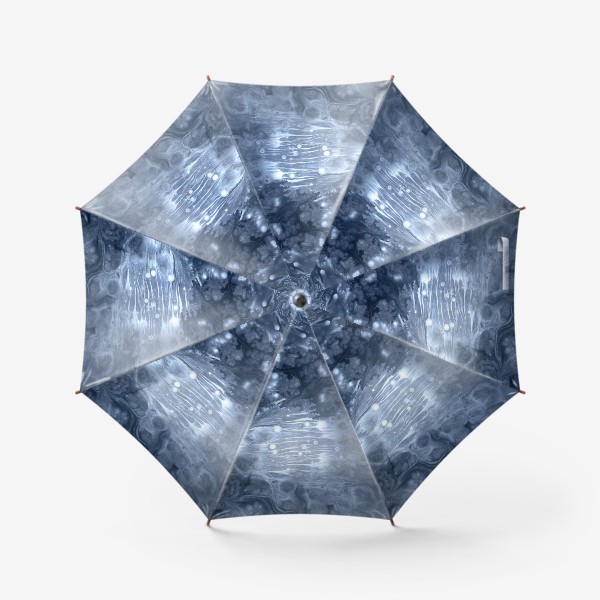 Зонт «Серо-синяя текстура акрил2.»
