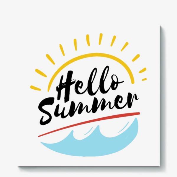 Холст «Hello summer»