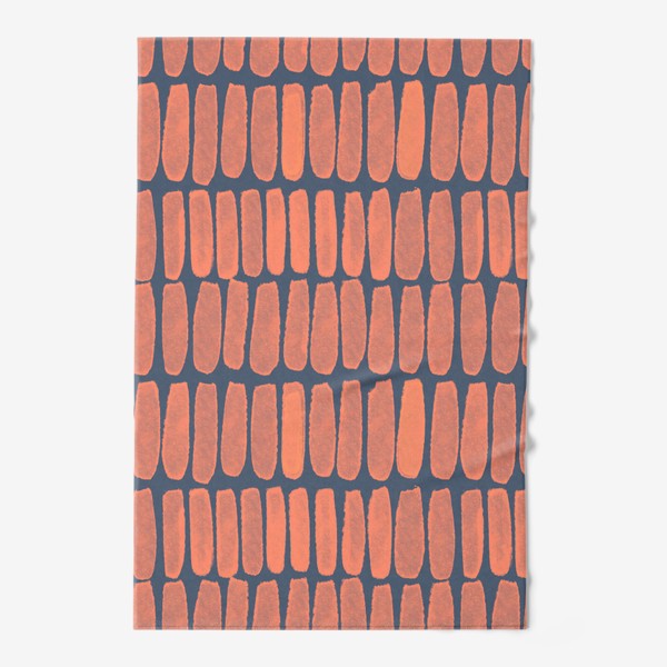 Полотенце «Паттерн с оранжевыми полосами »