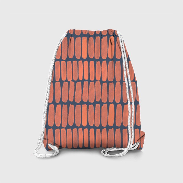 Рюкзак «Паттерн с оранжевыми полосами »