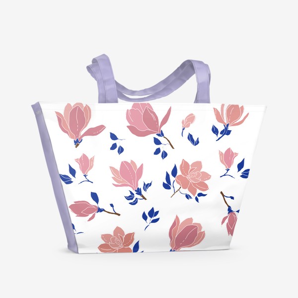 Пляжная сумка «Весна в душе магнолии»