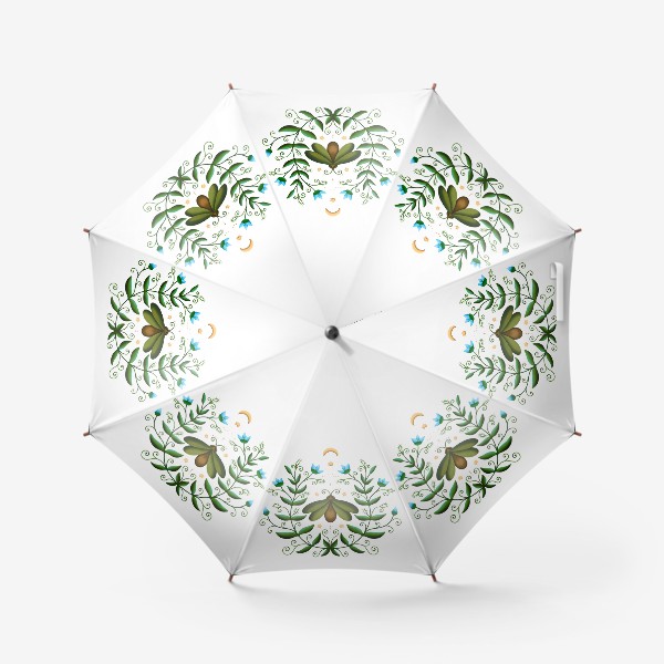 Зонт «Мотылек в цветах»