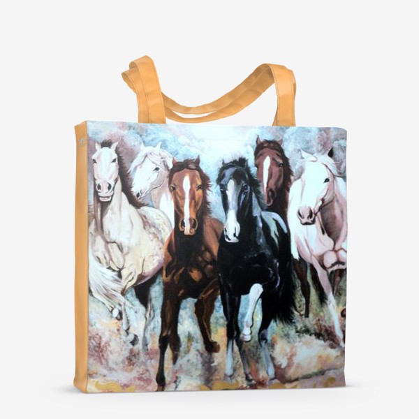 Сумка-шоппер «Табун лошадей»