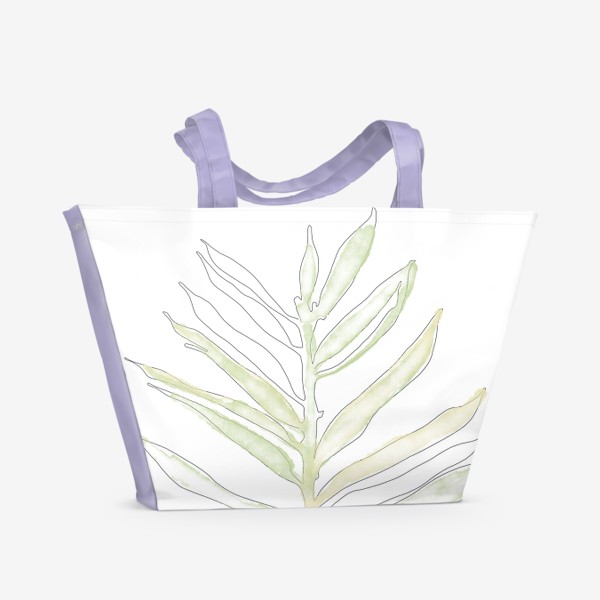 Пляжная сумка «Декоративный лист осенний»