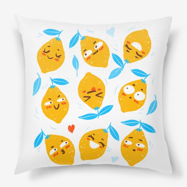 Подушка «Сочные лимоны»