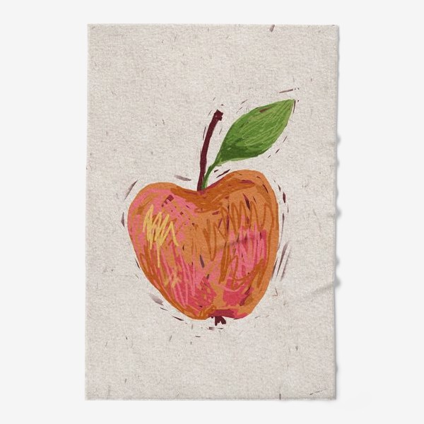 Полотенце «Яблоко гранж»