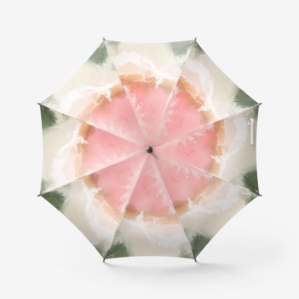 Зонт &laquo;Пляж с розовым морем &raquo;