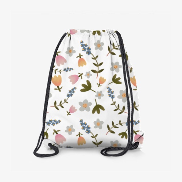 Рюкзак «Цветы паттерн»
